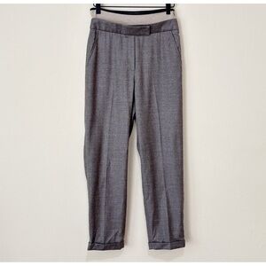 Mansion Size 1 Grey Wool Blend Capri Trouser Pants